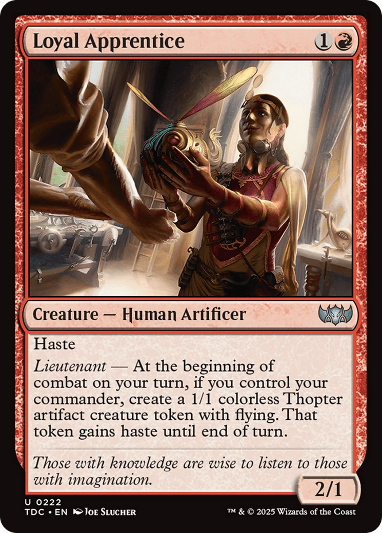 Loyal Apprentice (222) [Commander: Tarkir: Dragonstorm]