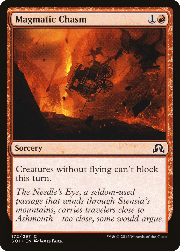 Magmatic Chasm [Shadows over Innistrad] Foil