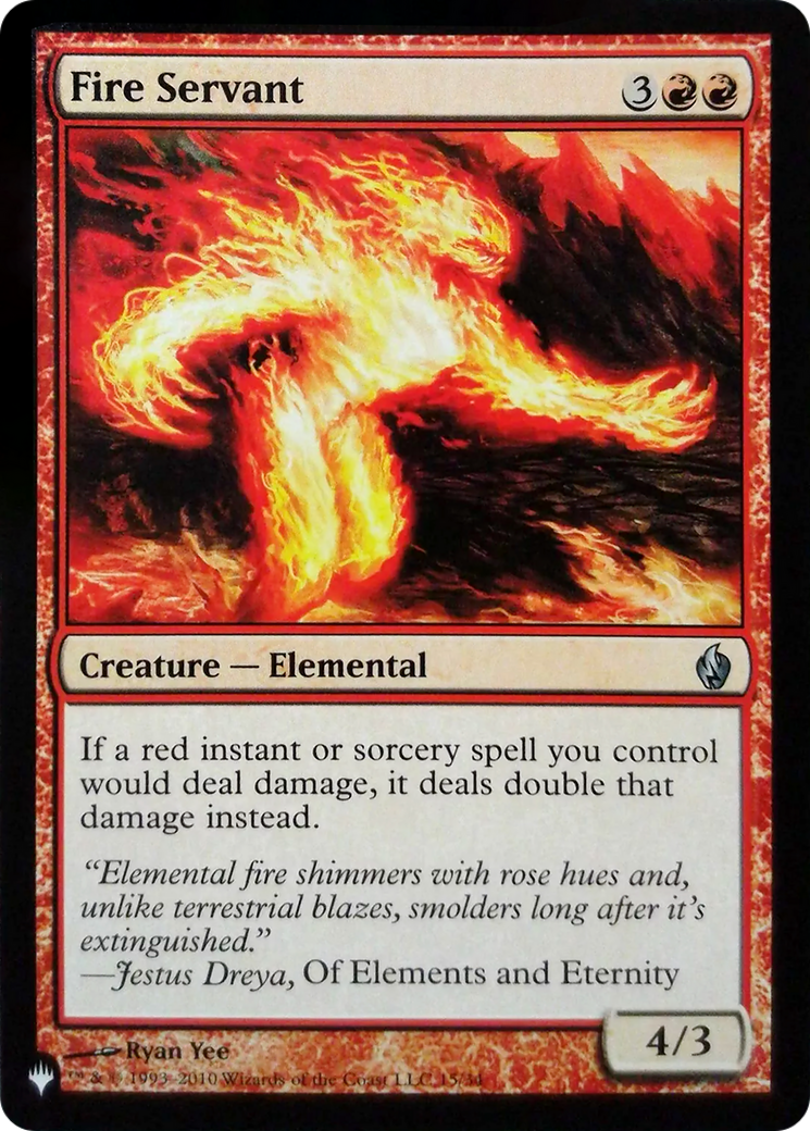 Fire Servant |  (PD2-15) [The List]