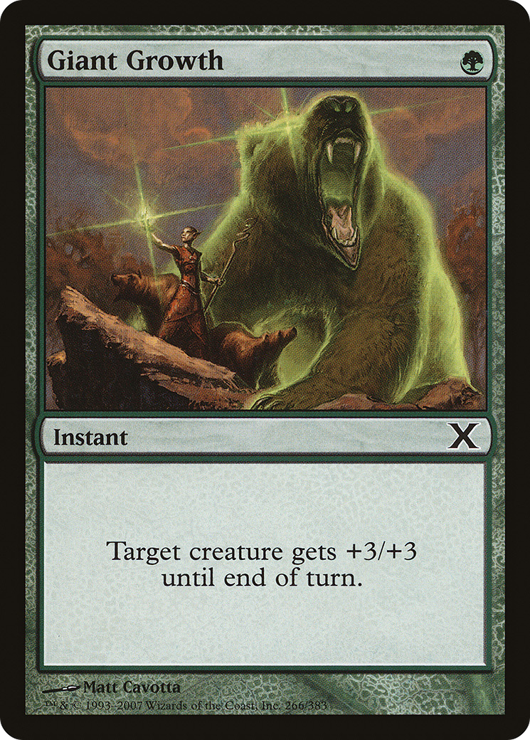 Giant Growth [Tenth Edition] Foil
