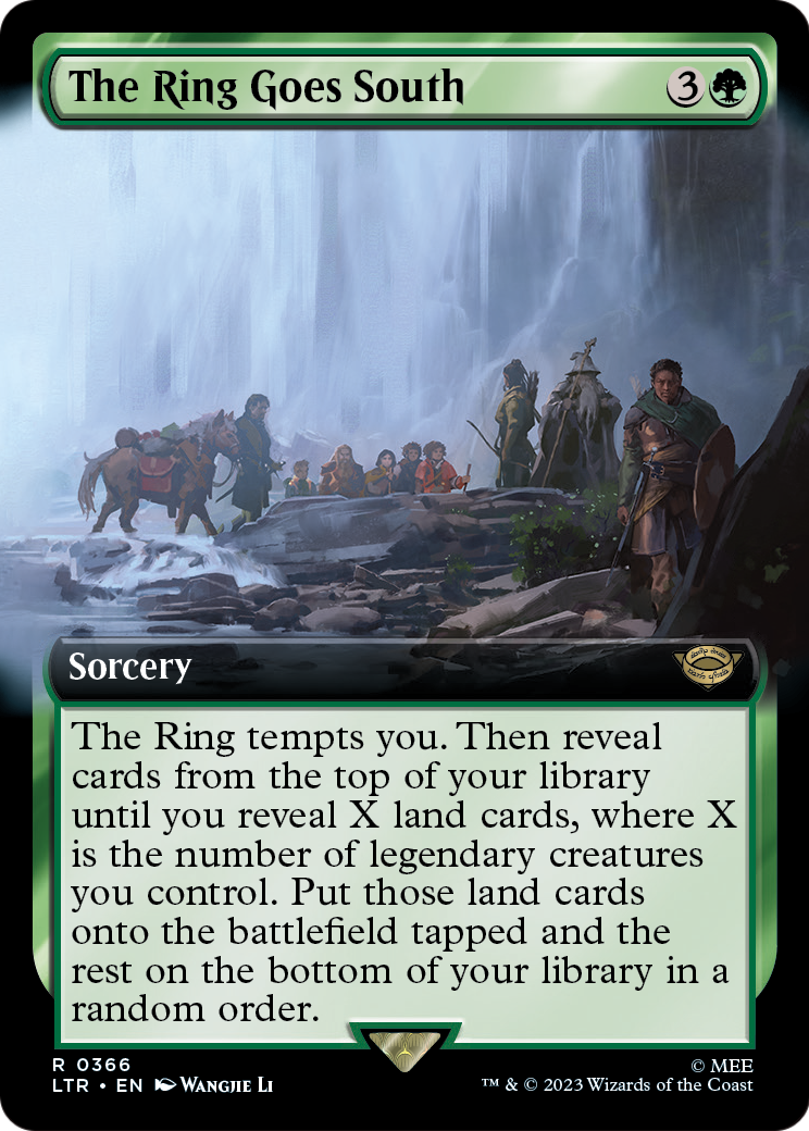 The Ring Goes South (Extended Art) [The Lord of the Rings: Tales of Middle-Earth] Foil