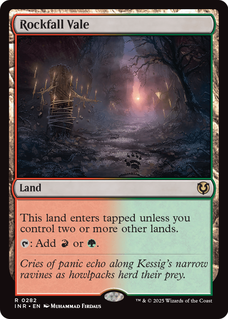 Rockfall Vale (282) [Innistrad Remastered]  Foil