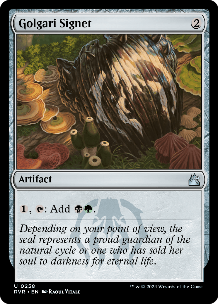 Golgari Signet [Ravnica Remastered] Foil