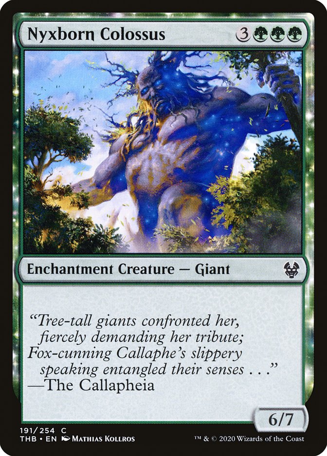 Nyxborn Colossus 191 (Theros Beyond Death)  - Foil