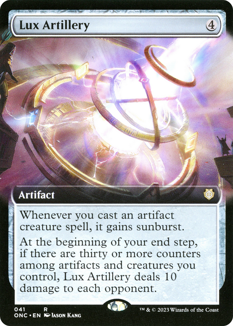Lux Artillery (Extended Art) [Phyrexia: All Will Be One Commander]