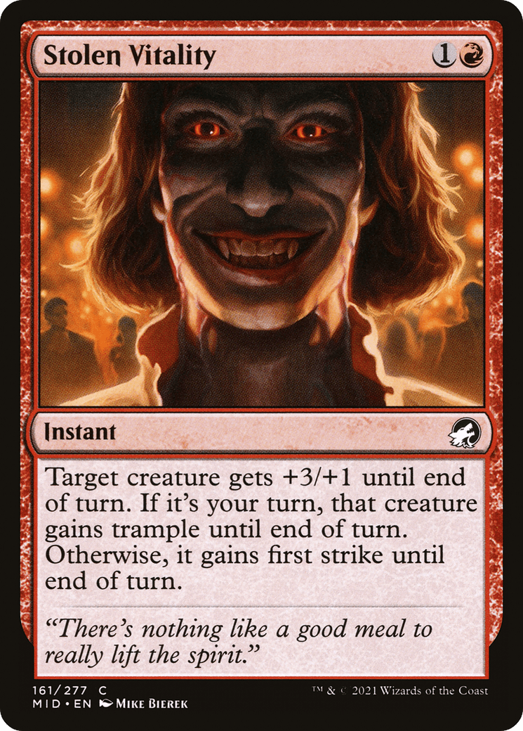 Stolen Vitality [Innistrad: Midnight Hunt] Foil