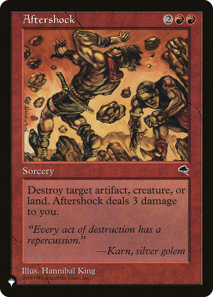 Aftershock |  (TMP-160) [The List]