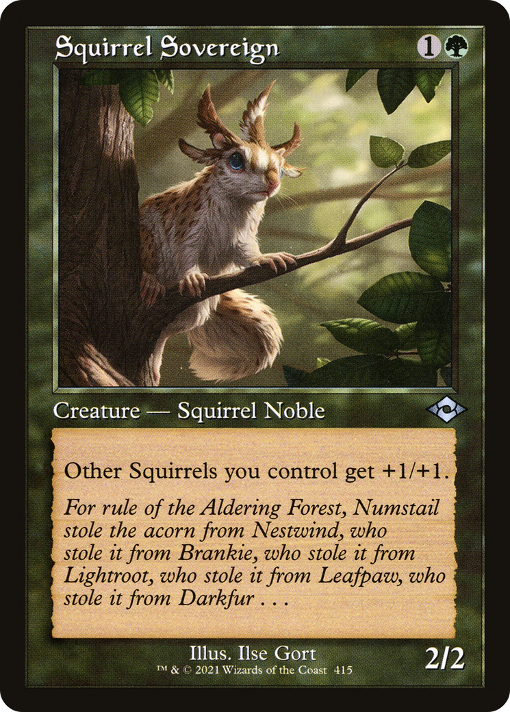 Squirrel Sovereign (Retro) [Modern Horizons 2] Foil