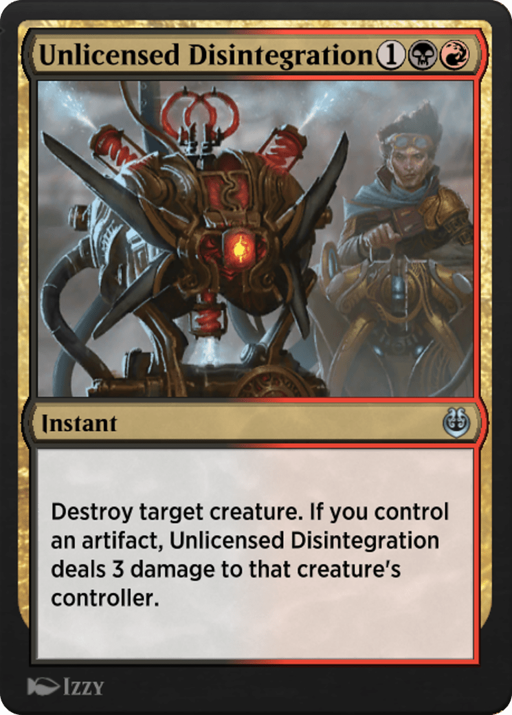 Unlicensed Disintegration (KLR-211) - Kaladesh Remastered
