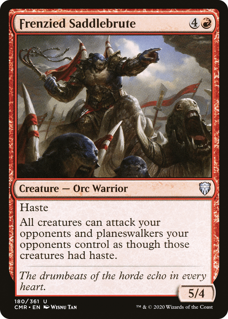 Frenzied Saddlebrute [Commander Legends] Foil