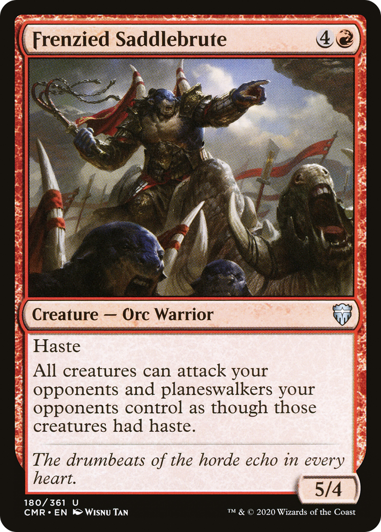 Frenzied Saddlebrute [Commander Legends] Foil