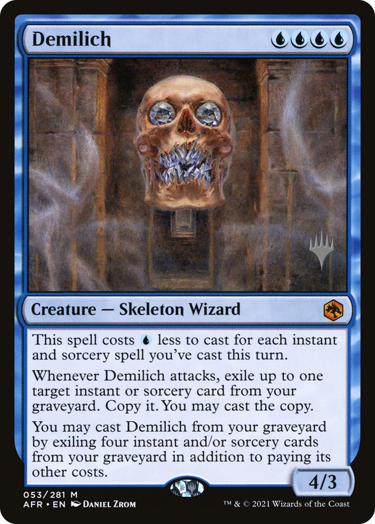 Demilich (Promo Pack) [Dungeons & Dragons: Adventures in the Forgotten Realms Promos] Foil