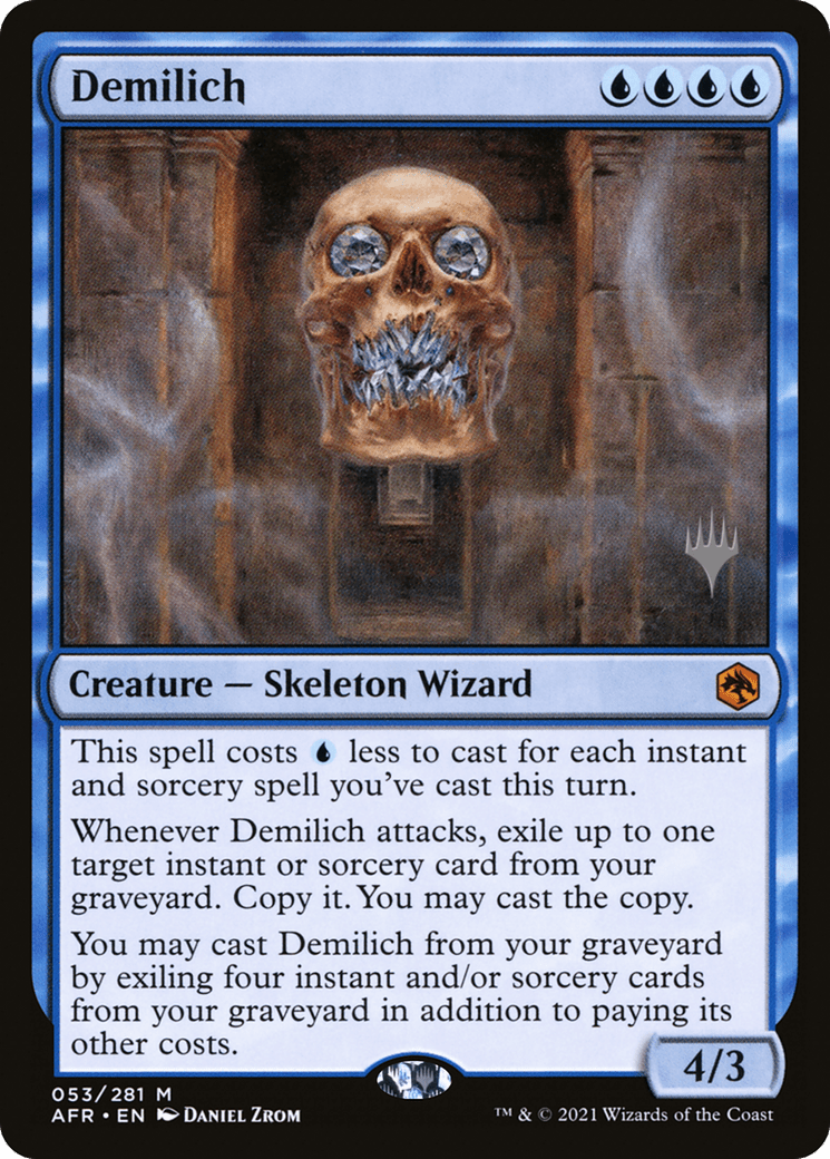 Demilich (Promo Pack) [Dungeons & Dragons: Adventures in the Forgotten Realms Promos] Foil