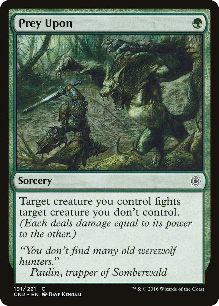 Prey Upon [Conspiracy: Take the Crown] Foil