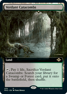 Verdant Catacombs (Extended Art) [Modern Horizons 2] Foil