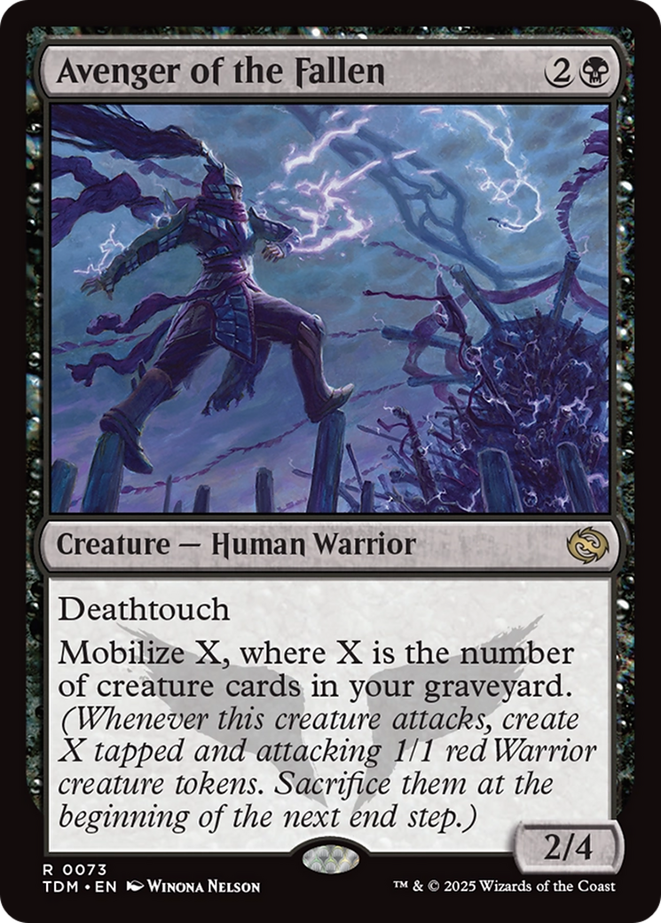 Avenger of the Fallen (073) [Tarkir: Dragonstorm]