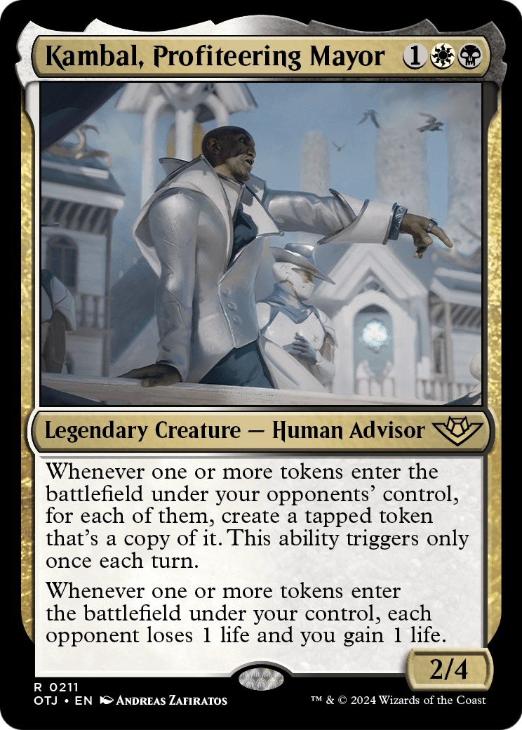 Kambal, Profiteering Mayor [Outlaws of Thunder Junction] Foil