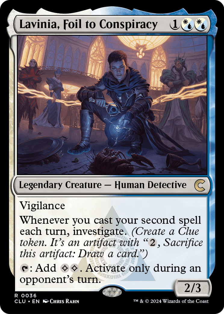 Lavinia, Foil to Conspiracy [Ravnica: Clue Edition] Foil