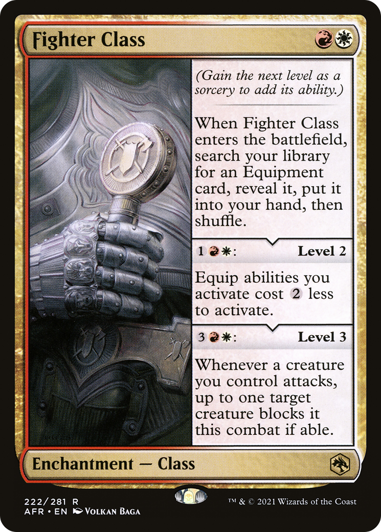 Fighter Class [Dungeons & Dragons: Adventures in the Forgotten Realms] Foil