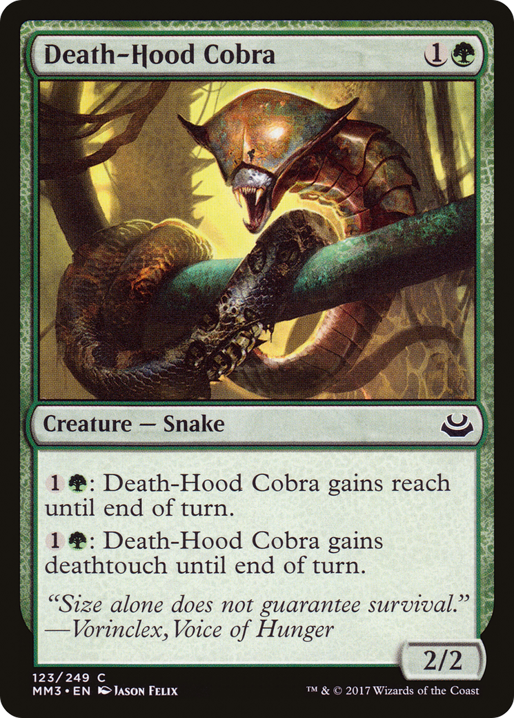 Death-Hood Cobra [Modern Masters 2017] Foil