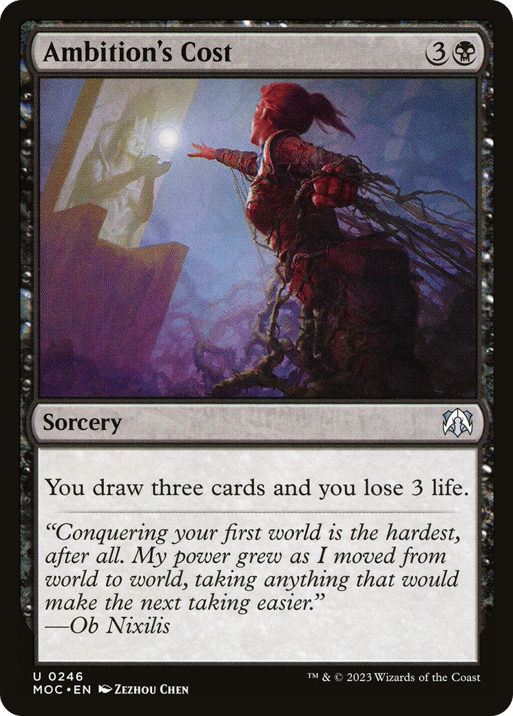Ambition's Cost [March of the Machine Commander]