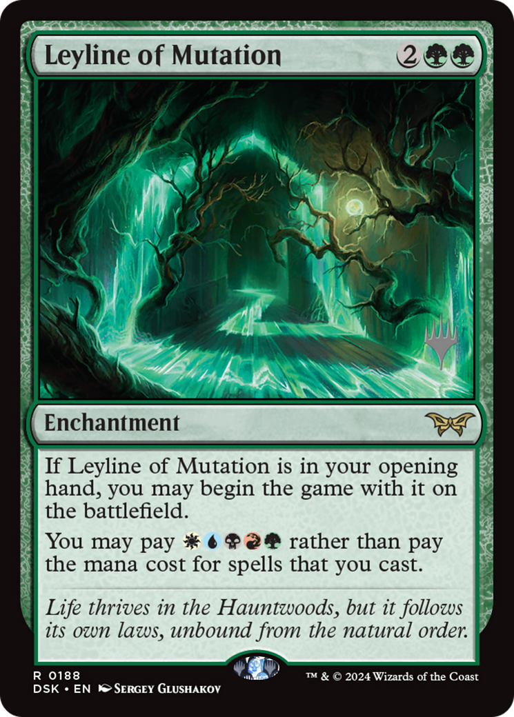 Leyline of Mutation [Duskmourn: House of Horror Promos] Foil