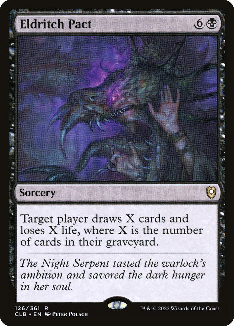 Eldritch Pact [Commander Legends: Battle for Baldur's Gate] Foil
