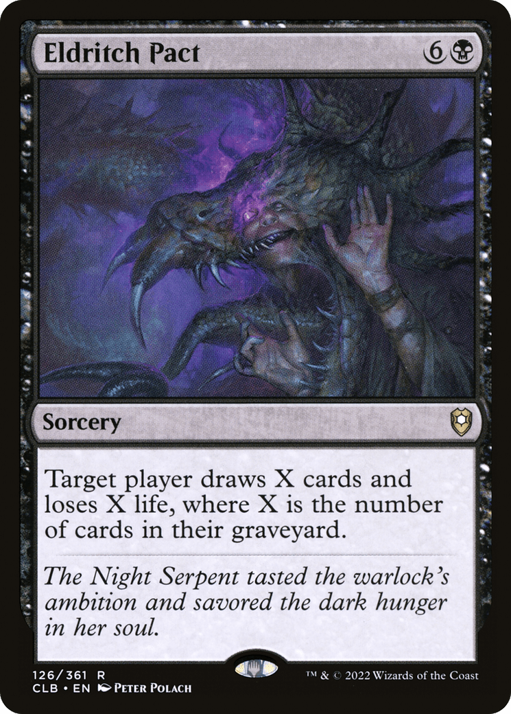 Eldritch Pact [Commander Legends: Battle for Baldur's Gate] Foil