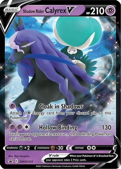 Shadow Rider Calyrex V SWSH131 SWSH131- Jumbo Cards Holofoil