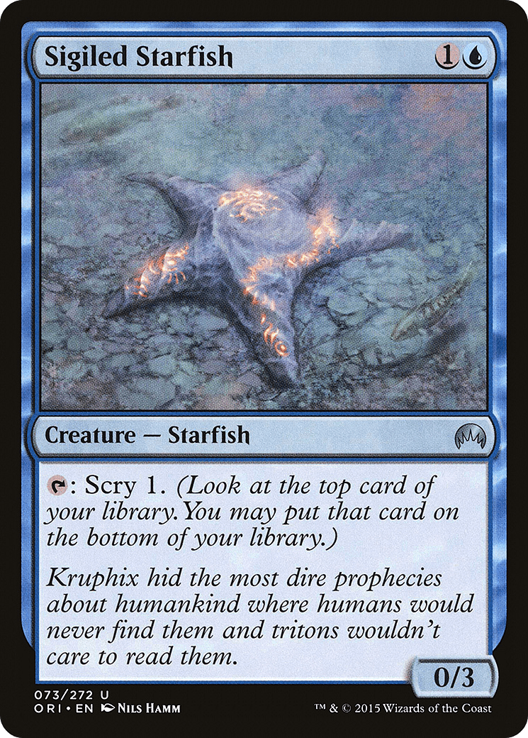Sigiled Starfish [Magic Origins] Foil