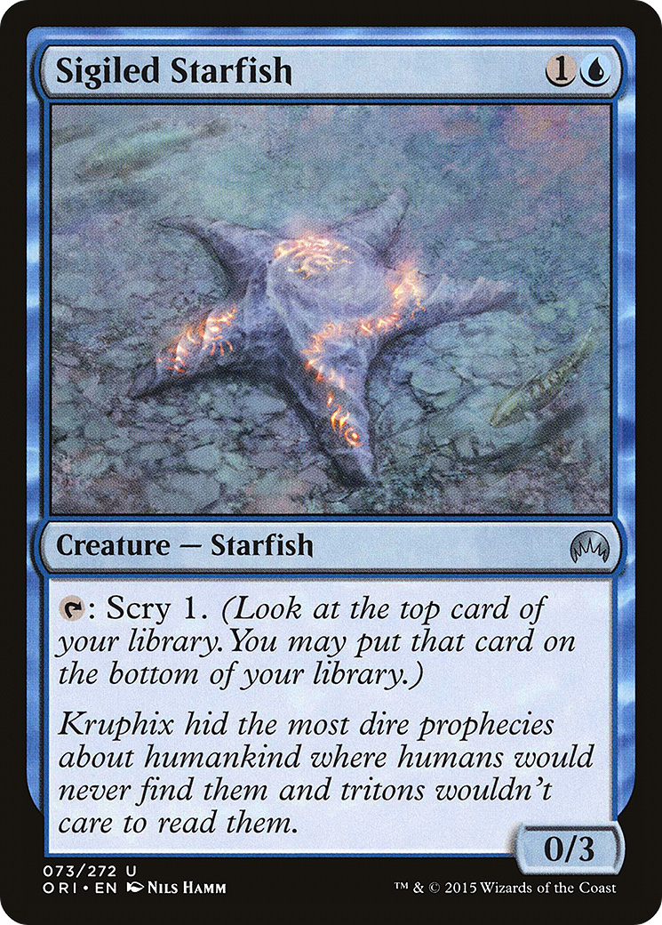 Sigiled Starfish [Magic Origins] Foil