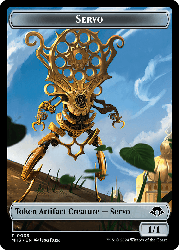 Servo // Kraken Double-Sided Token [Modern Horizons 3 Tokens]