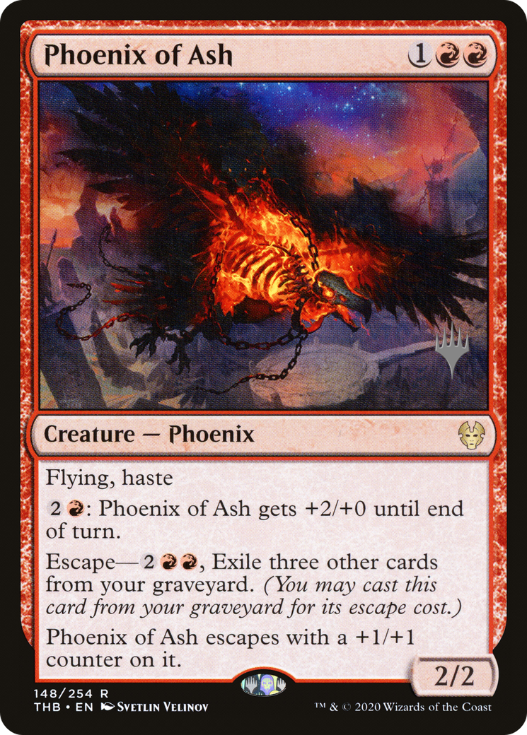Phoenix of Ash (Promo Pack) [Theros Beyond Death Promos] Foil