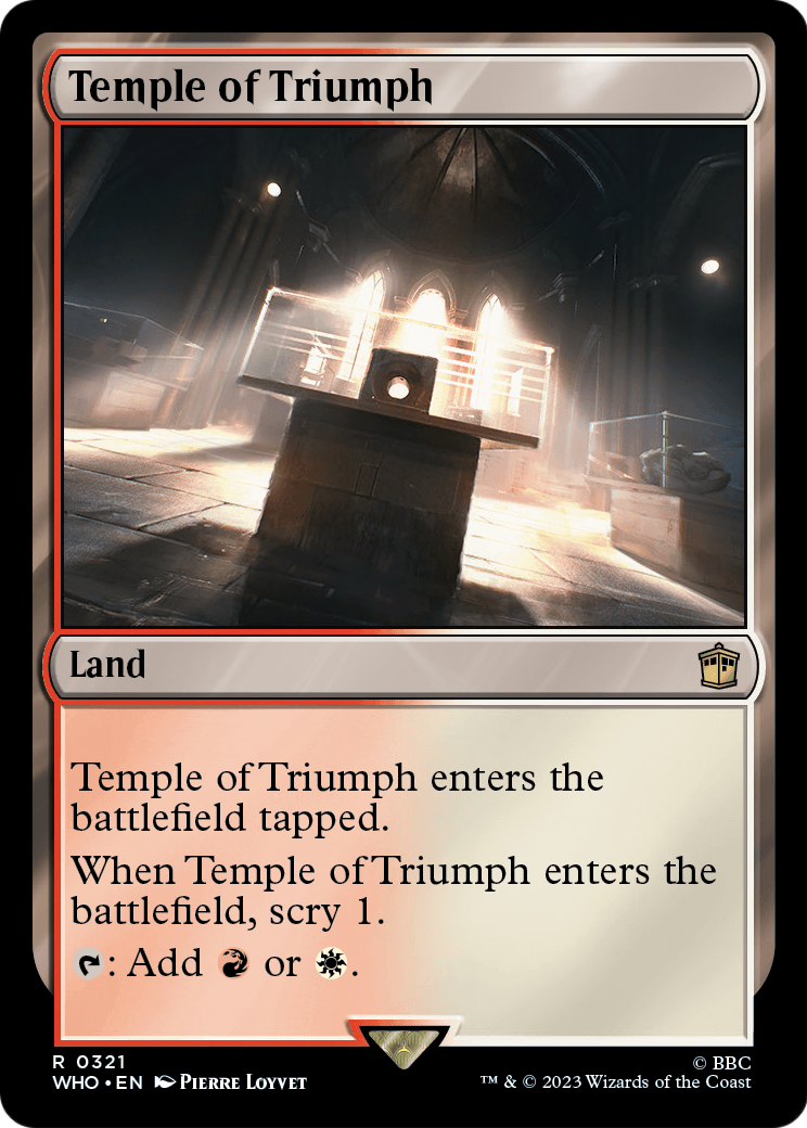 Temple of Triumph [Doctor Who] Foil