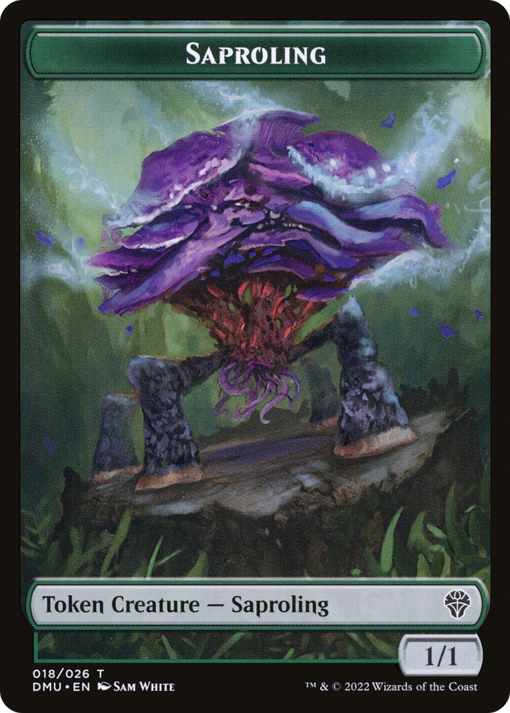 Saproling (TDMU-018) - Dominaria United Tokens Foil
