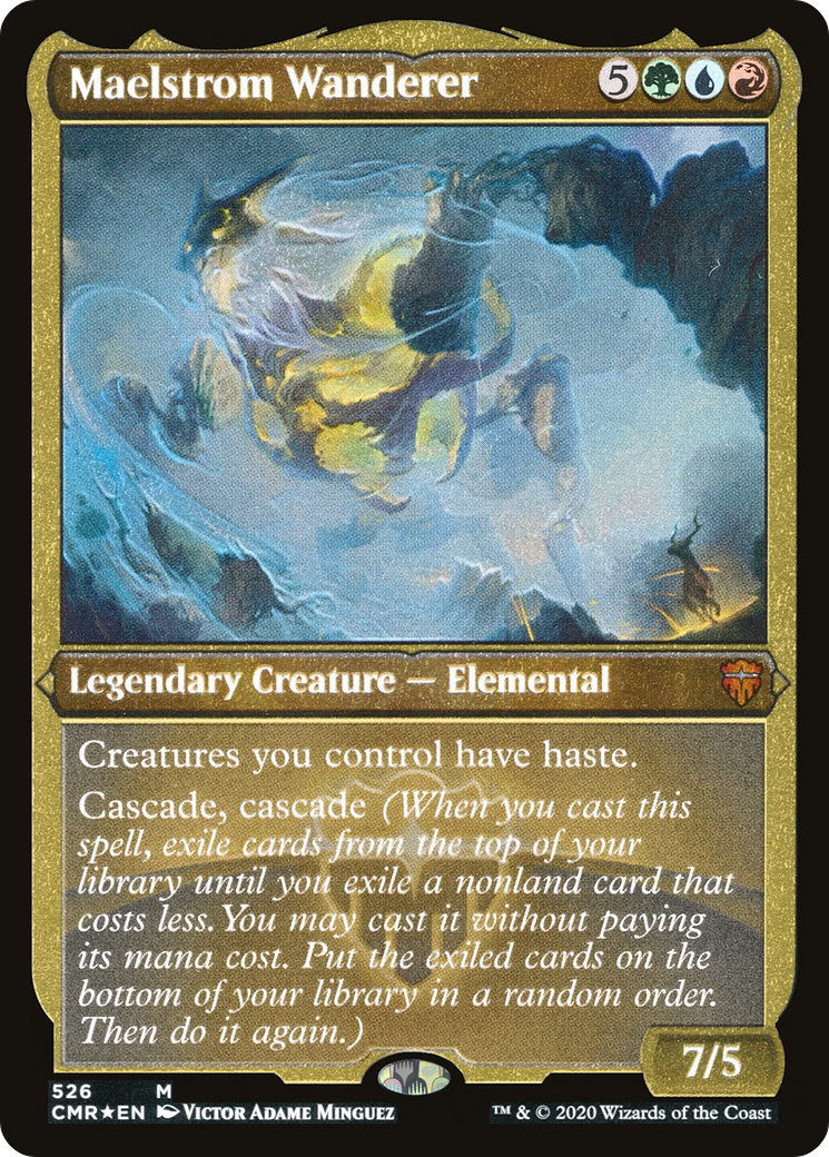 Maelstrom Wanderer (526) [Commander Legends]  Foil