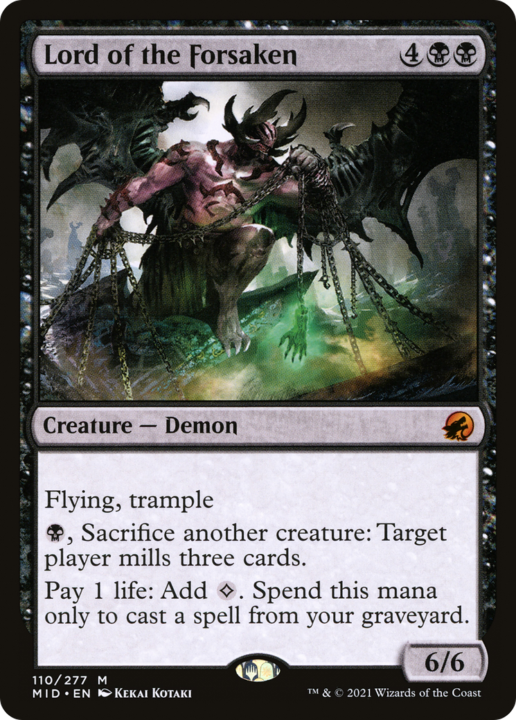 Lord of the Forsaken [Innistrad: Midnight Hunt] Foil