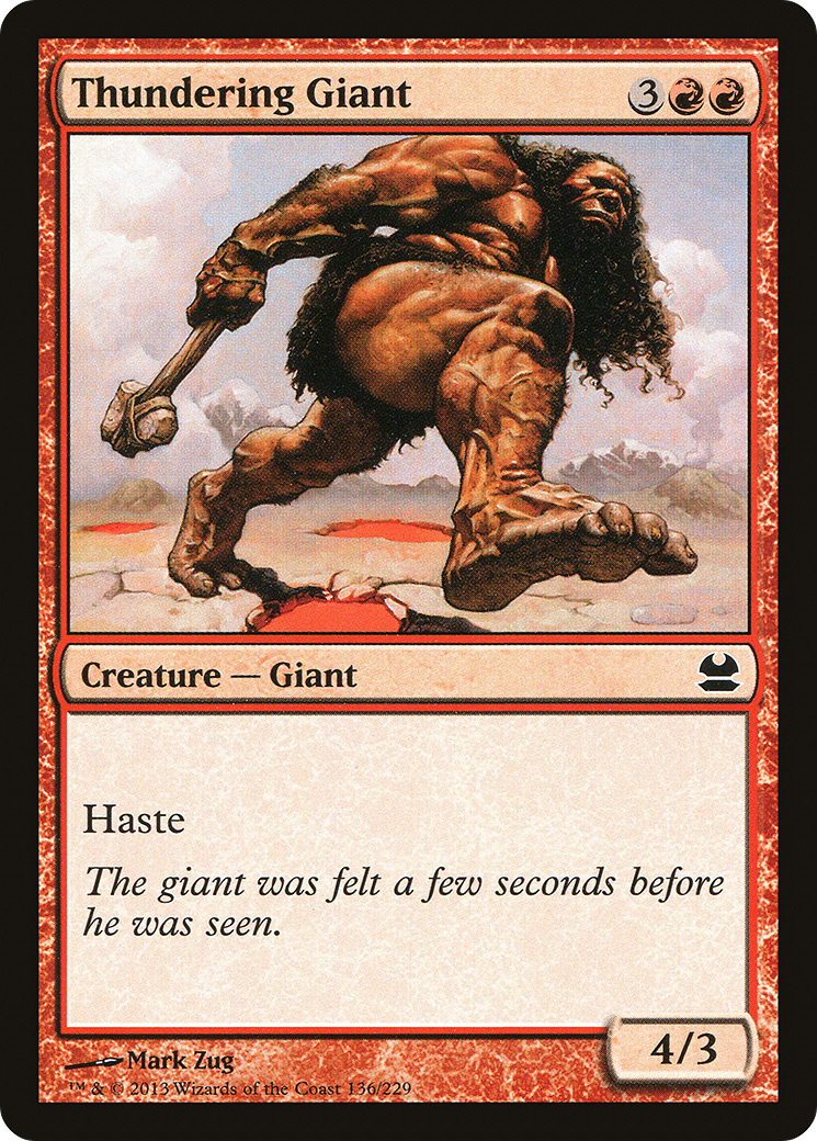 Thundering Giant [Modern Masters] Foil