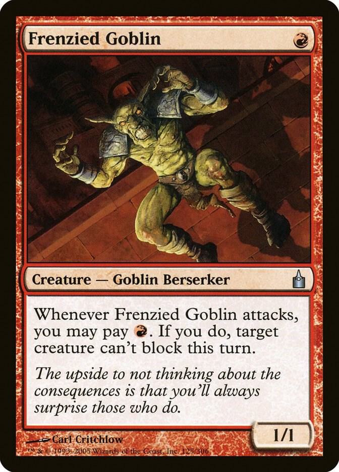 Frenzied Goblin 125/306 (Ravnica: City of Guilds) 