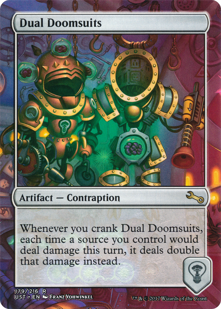 Dual Doomsuits (UST-179) - Unstable (Borderless) Foil