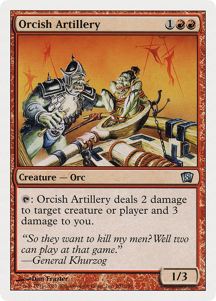 Orcish Artillery [Eighth Edition] Foil