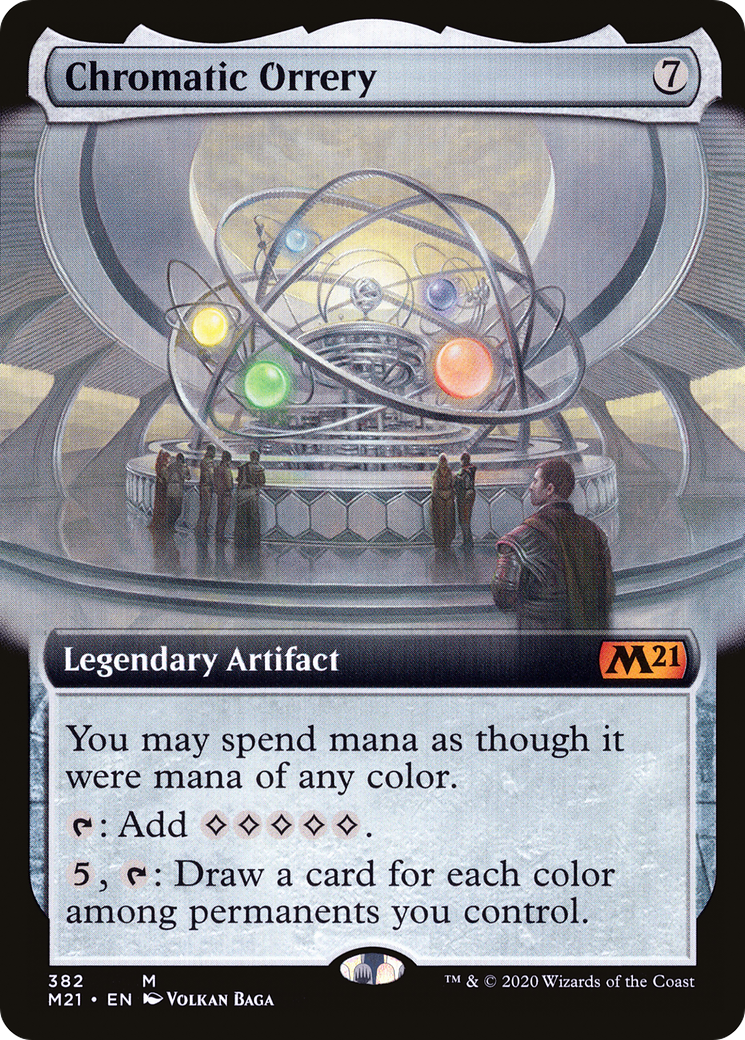 Chromatic Orrery (Extended Art) [Core Set 2021] Foil