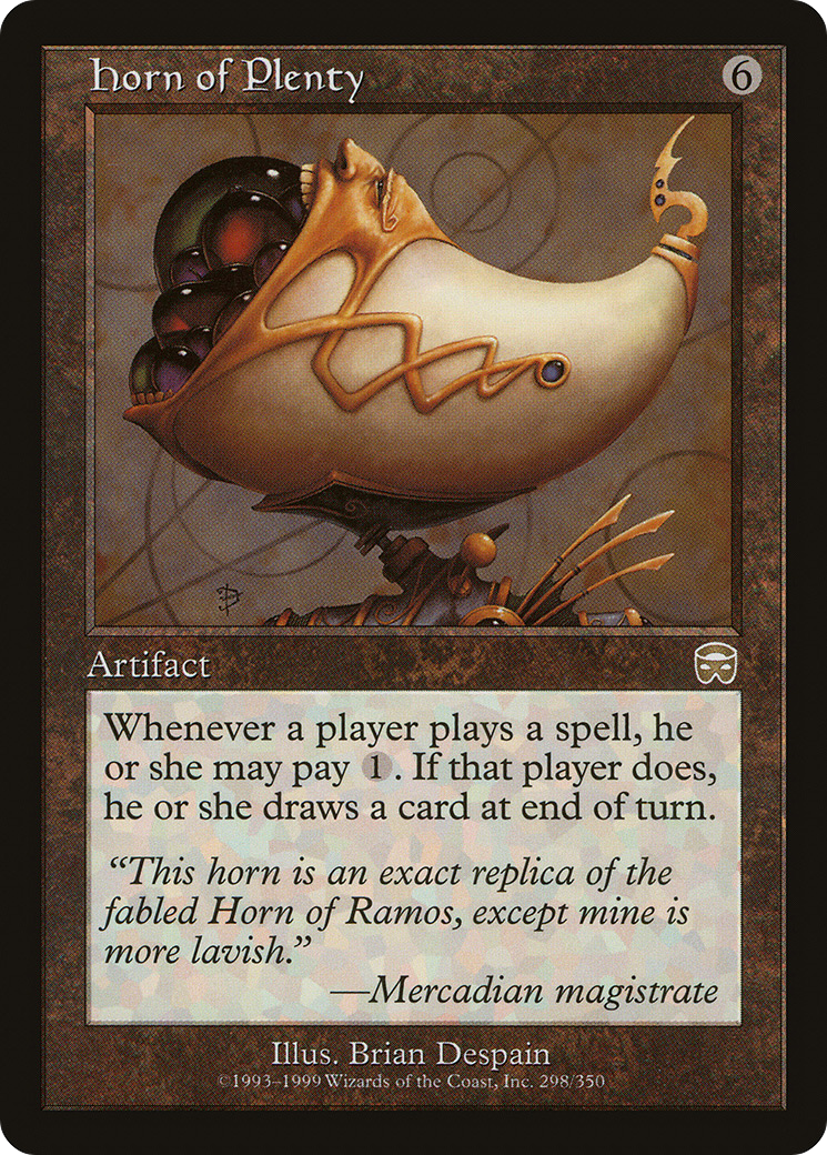 Horn of Plenty [Mercadian Masques] Foil