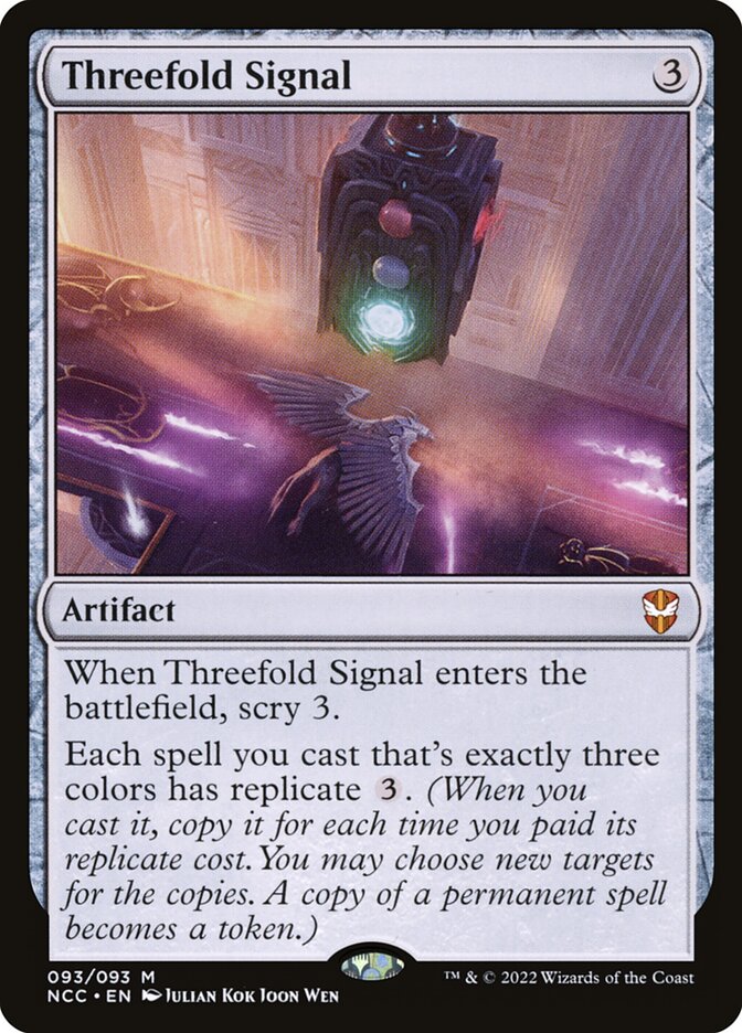 Threefold Signal 93 (Commander: Streets of New Capenna) 