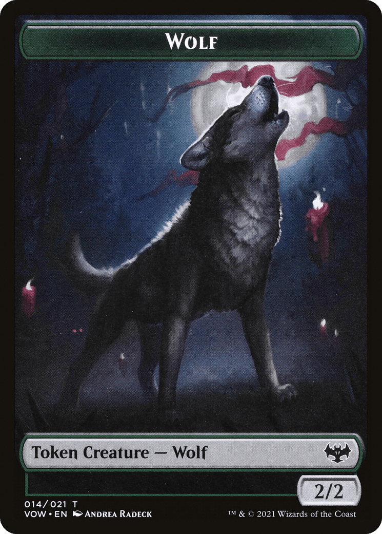 Wolf (TVOW-014) - Innistrad: Crimson Vow Tokens