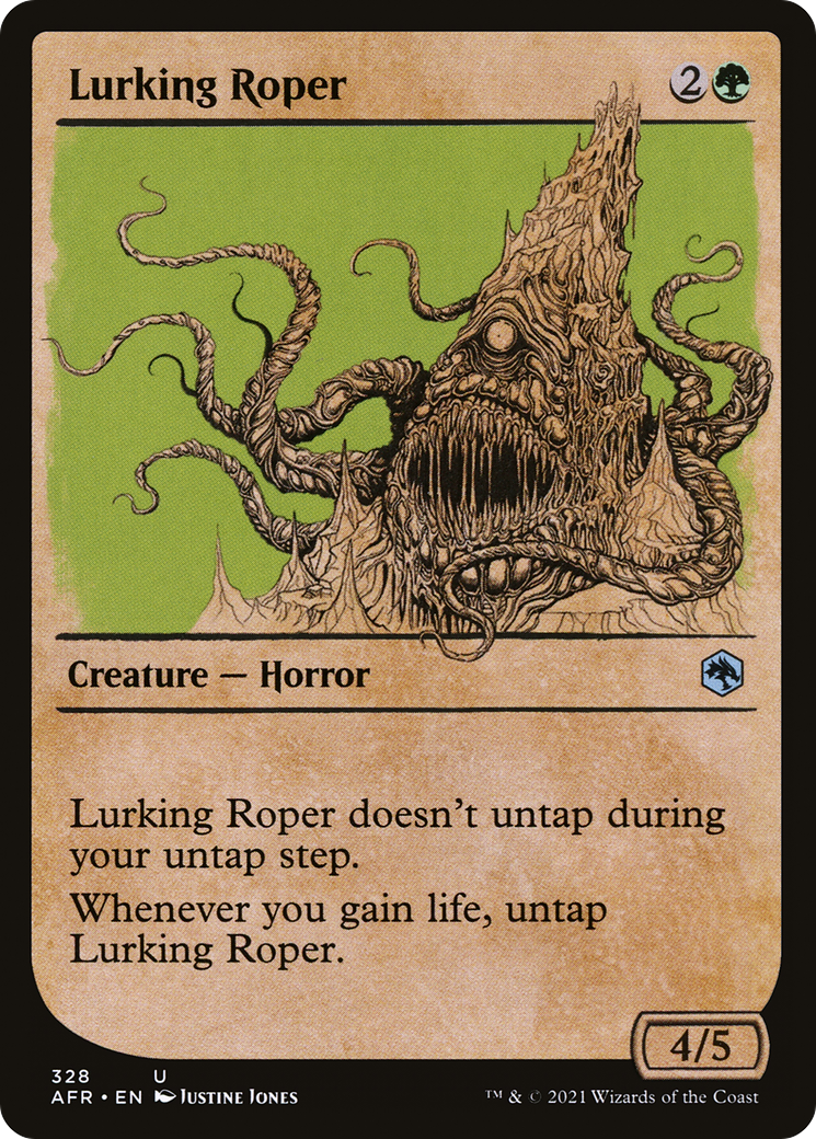 Lurking Roper (Showcase) [Dungeons & Dragons: Adventures in the Forgotten Realms] Foil