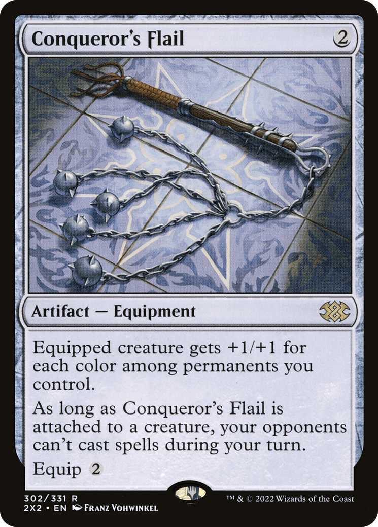 Conqueror's Flail [Double Masters 2022] Foil