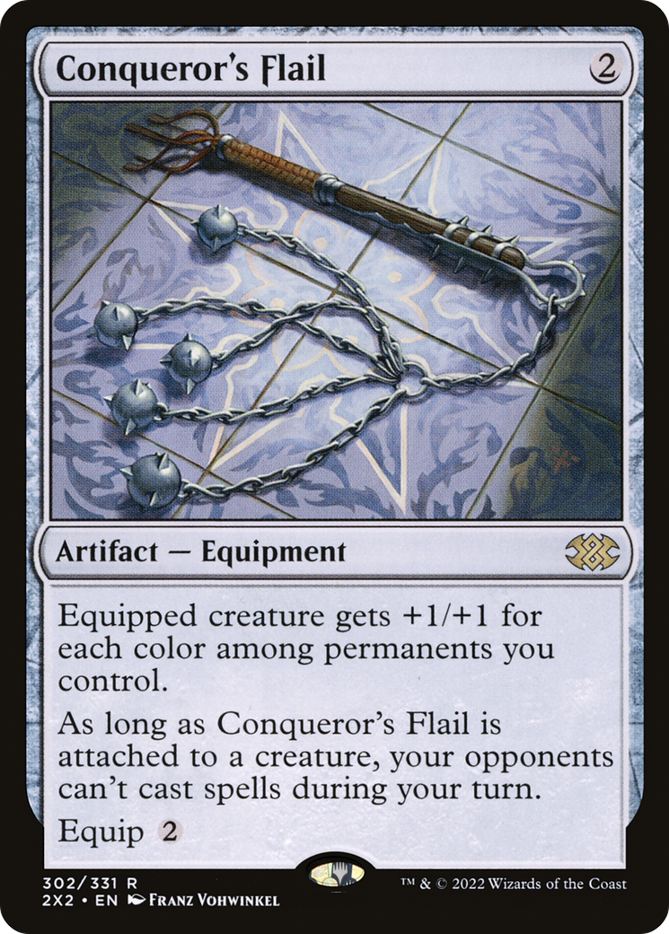 Conqueror's Flail [Double Masters 2022] Foil