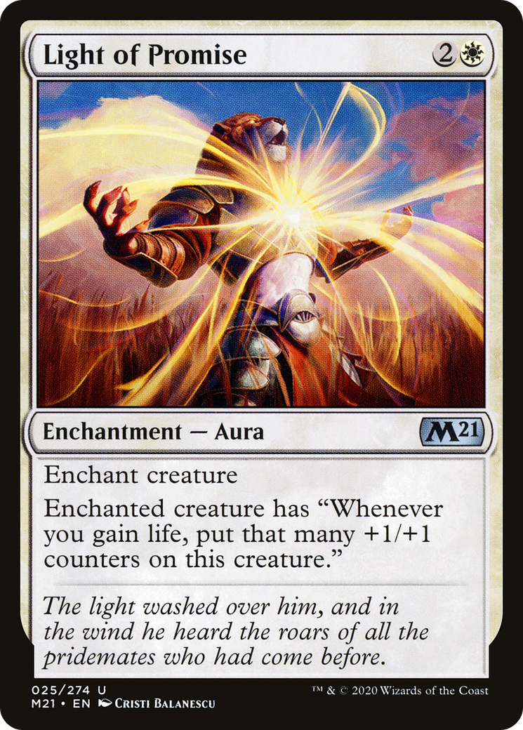 Light of Promise [Core Set 2021] Foil