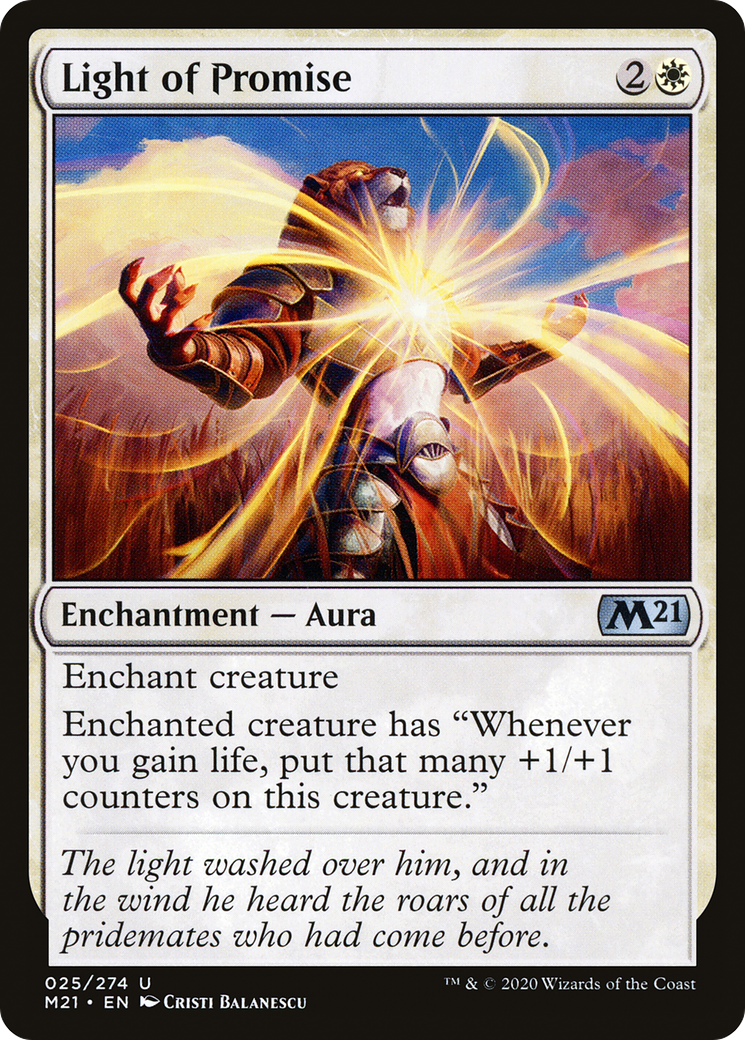 Light of Promise [Core Set 2021] Foil